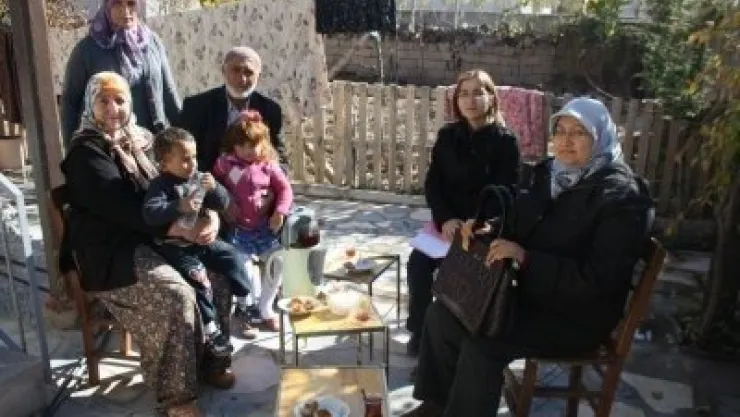 Aile Ve Sosyal Politikalar İl Müdürlüğü'nden Şehit Ve Gazi Ailelerini Ziyaret 