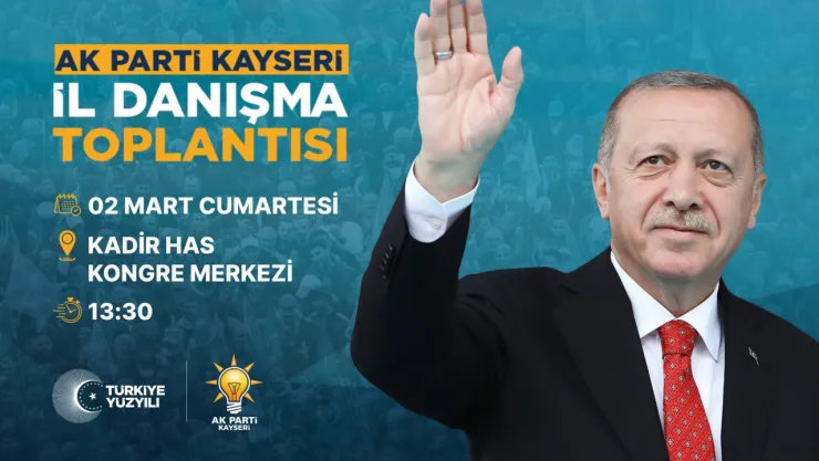 Ak Parti İl Danışma Toplantısı bugün yapılıyor