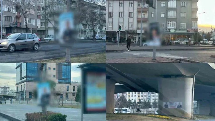Çevre ve görüntü kirliliğine neden olan afişler kaldırılıyor