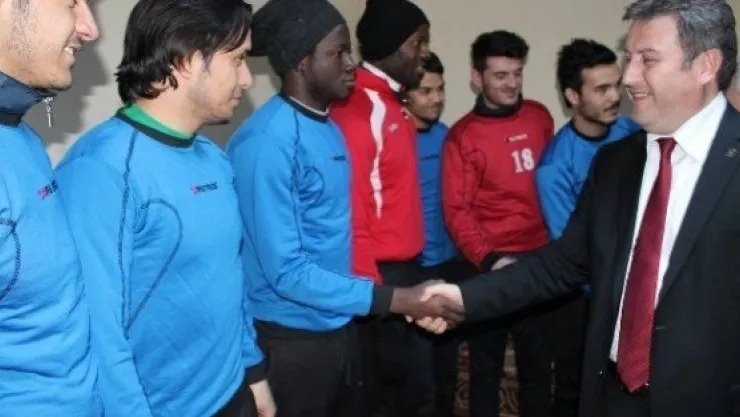 Ak Parti Talas Belediye Başkan Adayı Palancıoğlu'ndan Talasgücü Spor'a Ziyaret 