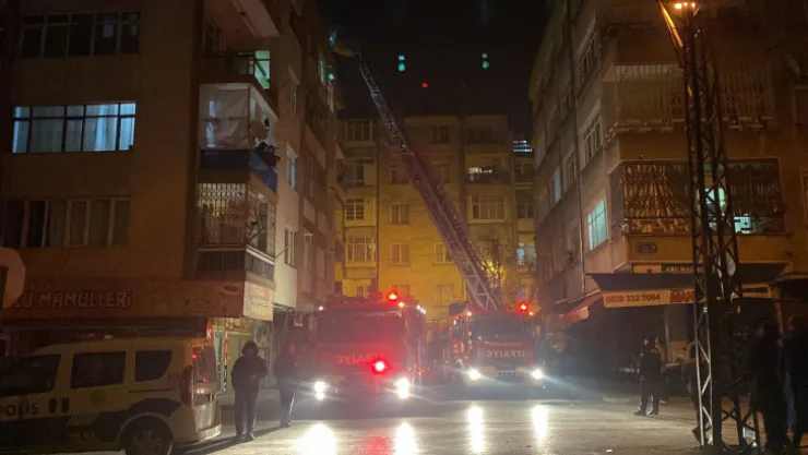 Apartmanın sığınak kısmında yangın: 1 yaralı
