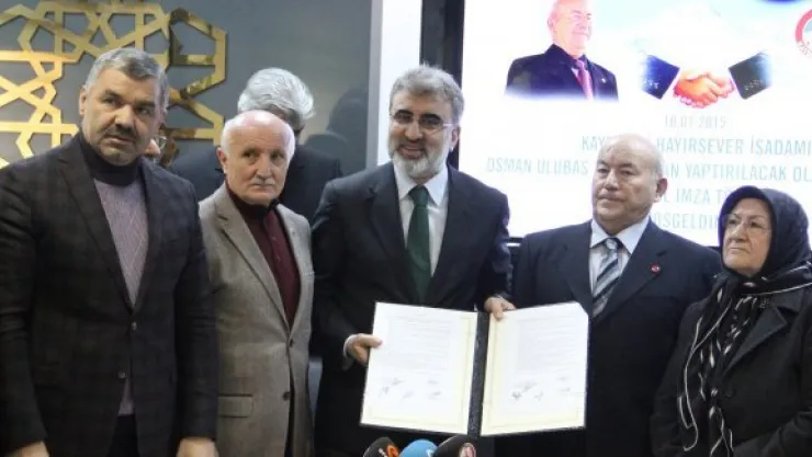 BAKAN YILDIZ, KAYSERİ'DE FEN LİSESİ PROTOKOL İMZA TÖRENİNE KATILDI