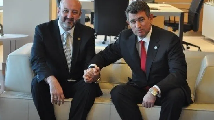 Konaç'tan, Metin Feyzioğlu'na ziyaret