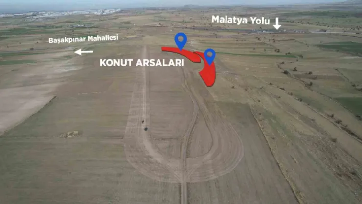 Başakpınar'da satılık konut alanı arsası