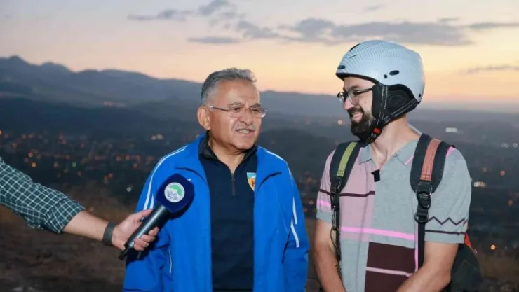 Başkan Büyükkılıç: 'Ali Dağı, dünyada en önemli yamaç paraşüt merkezlerinden birisi'