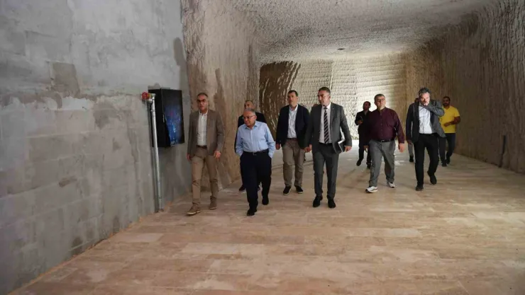 Kayadan oyma Kültepe Müzesi'nde sona yaklaşıldı