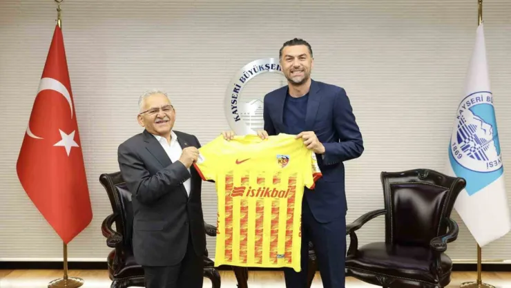 Başkan Büyükkılıç'a 'sarı kırmızı' ziyaret