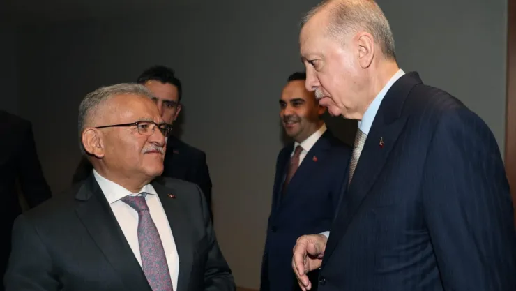 Başkan Büyükkılıç, Ankara'da Cumhurbaşkanı Erdoğan ile görüştü