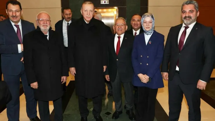 Başkan Büyükkılıç, Cumhurbaşkanı Erdoğan ile görüştü