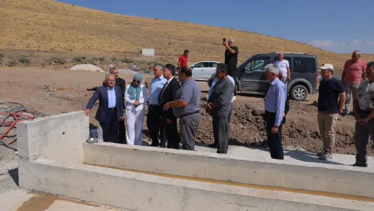 Başkan Büyükkılıç, Develi'deki yatırımları yerinde inceledi