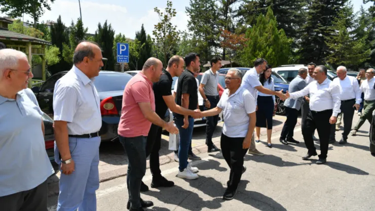 Başkan Büyükkılıç, Ek Hizmet Binası Çalışanları ile Buluştu