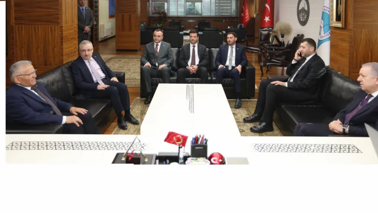 Başkan Büyükkılıç, İttifak ortağı MHP'lileri ağırladı