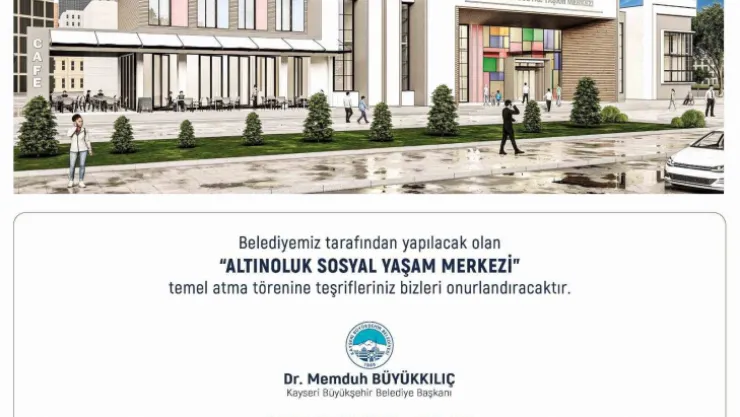 Altınoluk'a sosyal yaşam merkezi yapılacak