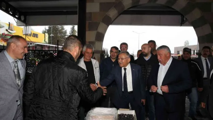 Başkan Büyükkılıç'tan Hisarcık esnafına ziyaret