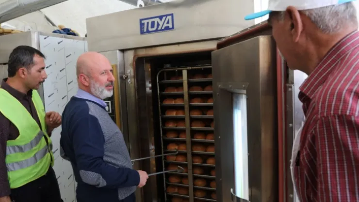 Başkan Çolakbayrakdar'a mobil fırın teşekkürü