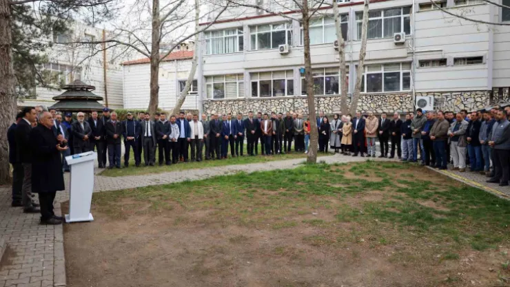 Başkan Esat Öztürk personelle bayramlaştı
