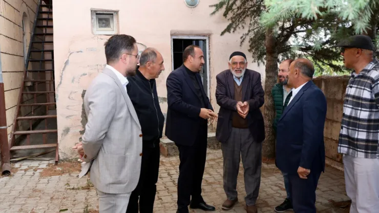 Başkan İlmek ve Kaymakam Karakaş, mahalle halkı ile bir araya geldi