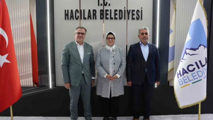 Başkan Özdoğan'a milletvekili Ayşe Böhürler'den ziyaret