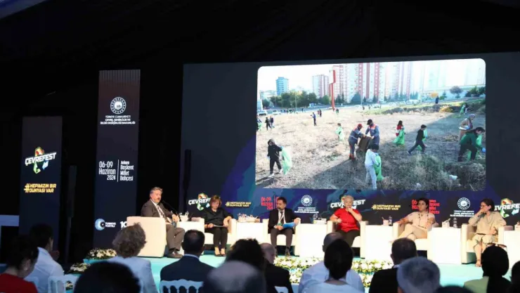 Başkan Palancıoğlu,ÇEVREFEST'te konuştu