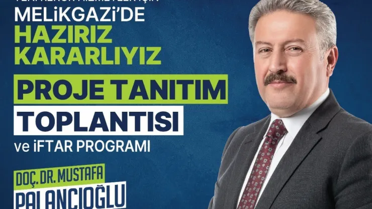 Başkan Palancıoğlu projelerini tanıtacak