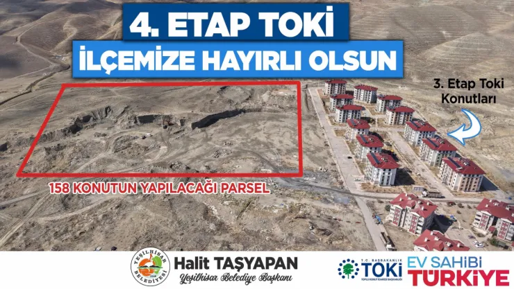 Başkan Taşyapan, 'Nüfus kriterlerine göre en fazla TOKİ'nin yapıldığı ilçe olma gururunu yaşıyoruz'
