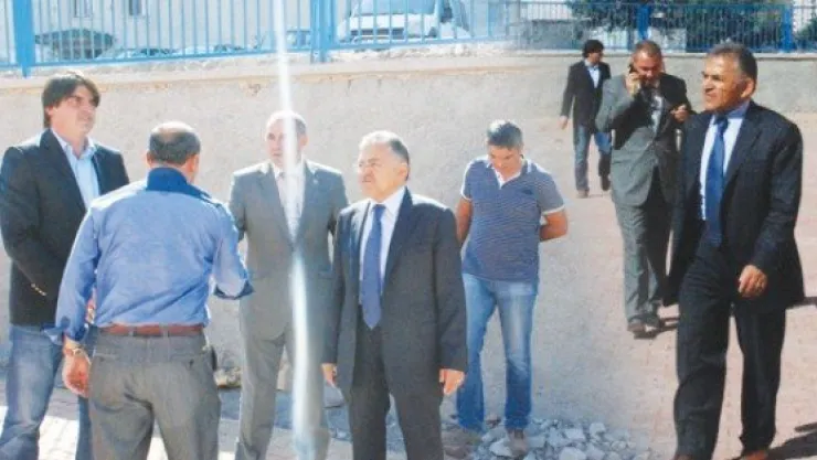 BAŞKAN BÜYÜKKILIÇ OKUL İNCELEMESİNDE