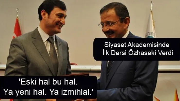 Başkan Özhaseki İlk Dersi Verdi