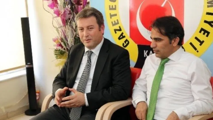 Başkan Palancıoğlu Gazeteciler Cemiyetinde 