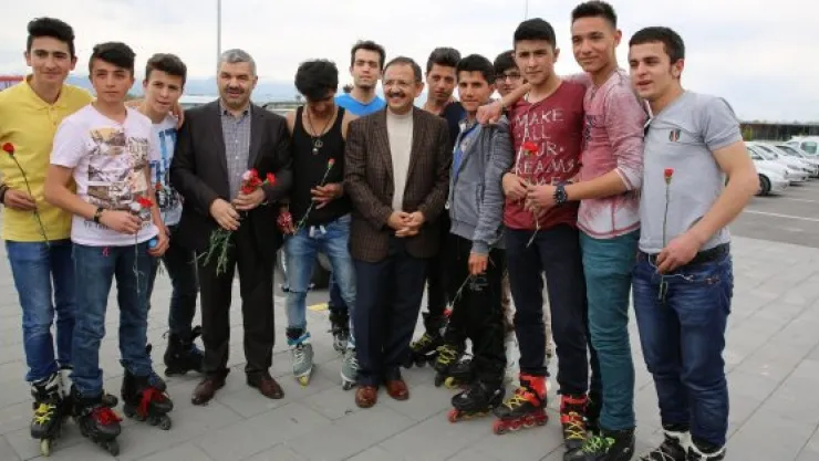 Başkanlara sevgi seli