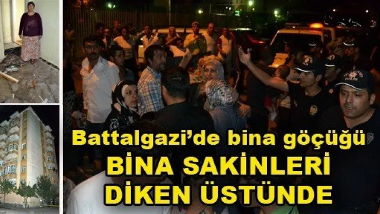 Bina Sakinlerinin Göçük Korkusu Devam Ediyor