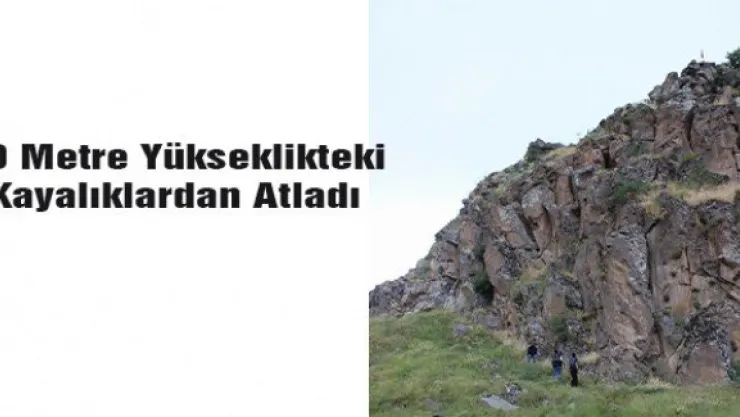 Bunalıma girdi, kayalıklardan atladı