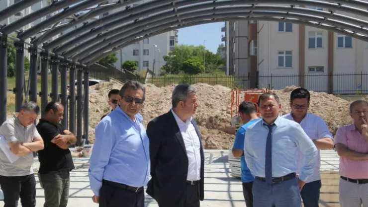 Bünyan'ın hayali gerçek oluyor: Bünyan Kapalı Yarı Olimpik Yüzme Havuzu'nda çalışmalar sürüyor