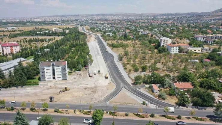 Talas Bulvarı'nı Mehmet Özhaseki Bulvarı'na bağlayan güzerghta sona gelindi