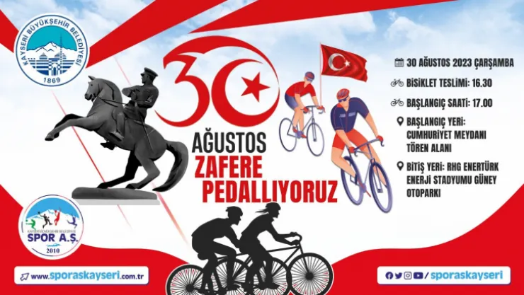 Büyükşehir Belediyesi'nden 'Zafere Pedallıyoruz' etkinliği