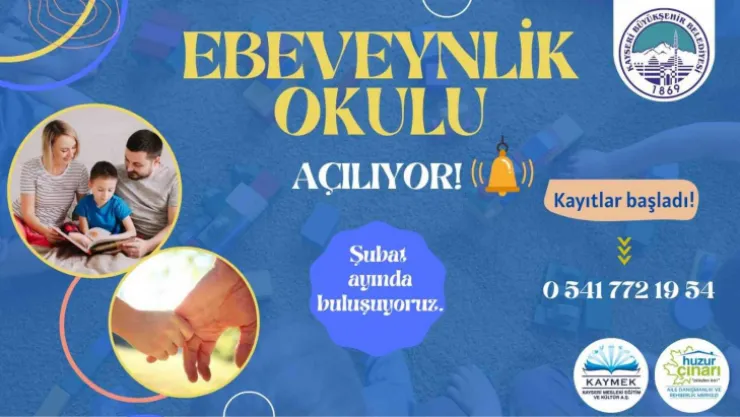 Büyükşehir'den 'ebeveynlik' okulu