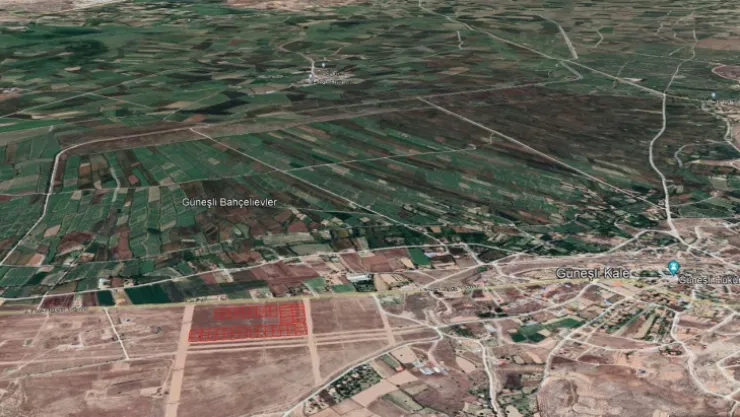 Güneşli'de 60 adet villa parseli daha satılıyor