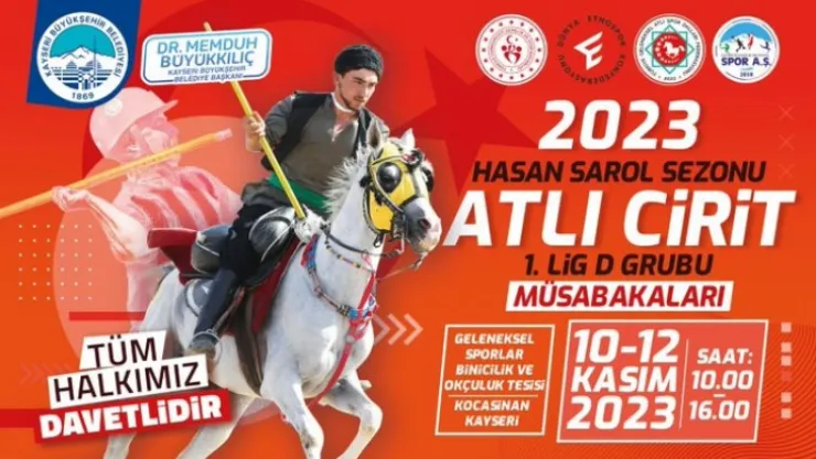 Spor A.Ş. Atlı Cirit Müsabakaları'na ev sahipliği yapıyor