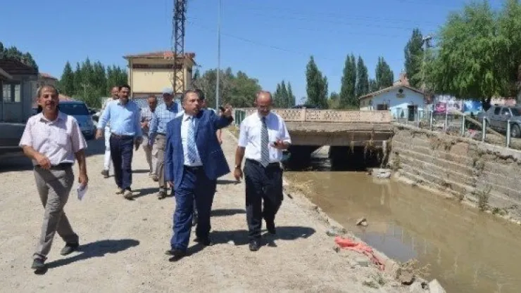 Yalçın Selden Sonra Bünyan'da İncelemelerde Bulundu