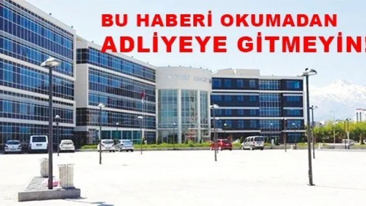 CUMHURİYET BAŞSAVCILIĞI'NDAN 'TAŞINMA' UYARISI  ADLİYE BİNASI TAŞINIYOR