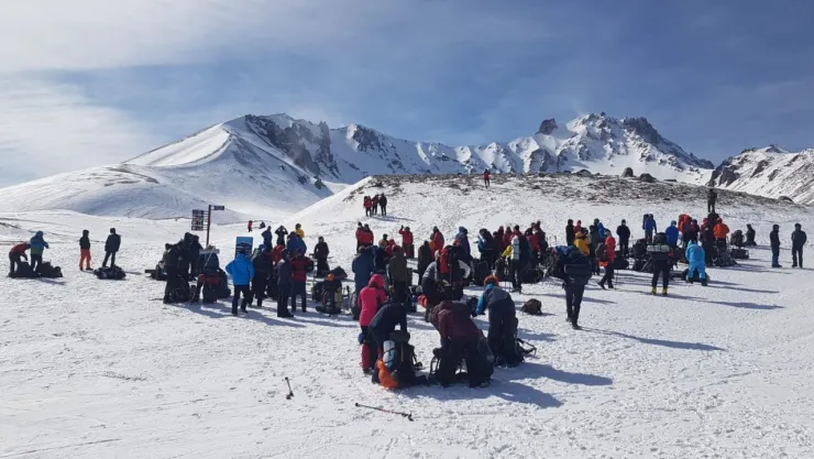 Dağcılar Erciyes'e kış tırmanışı gerçekleştirecek