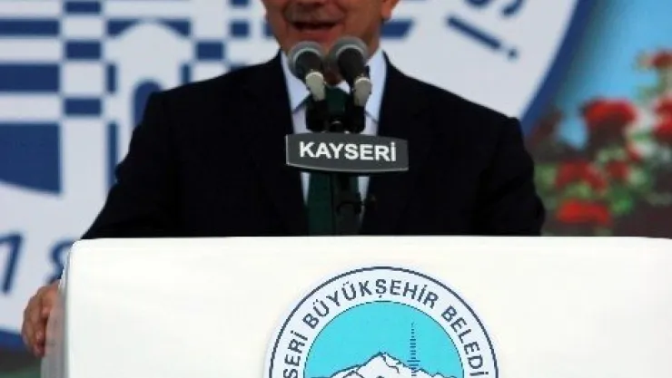 Davutoğlu, Talas Raylı Sistem Ve Hal Kompleksi'nin Açılışını Yaptı