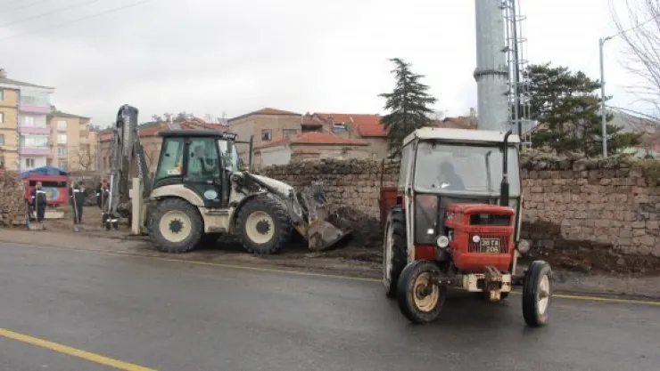 Develi İlçe Merkezinde  Temizlik Çalışmaları