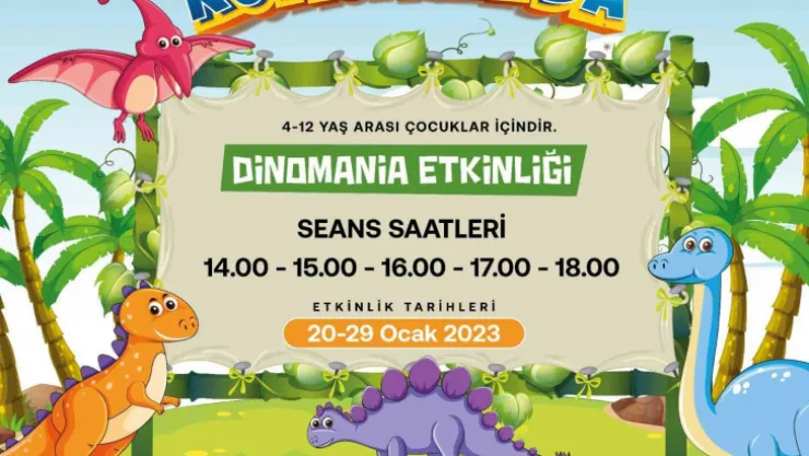 Dinozorlar, KUMSMALL ile Kayseri'ye geliyor