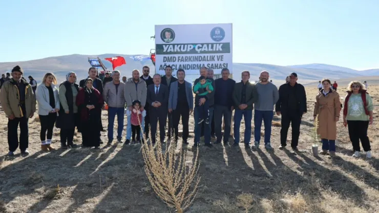 DMD hastası minik Yakup için fidan dikildi