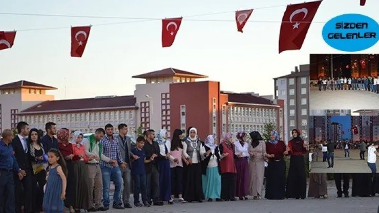 DÜĞÜNDE ANLAMLI BAYRAK MESAJI