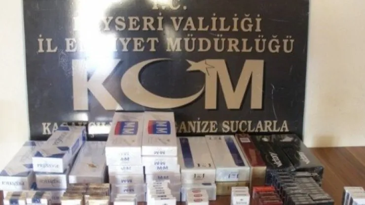 Emniyetten Kaçak Sigara Operasyonu