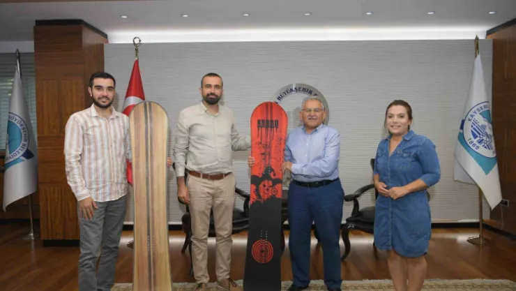 Erciyes Kayak Merkezi Pistlerinde 'Yerli ve Milli Board' Kullanılacak