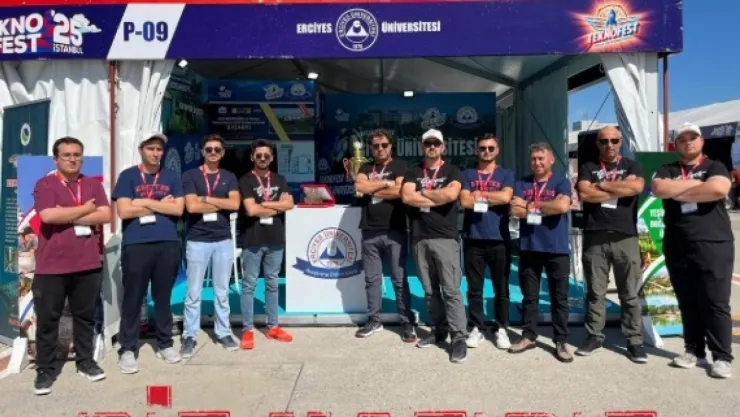 Erciyes Üniversitesi TEKNOFEST 2025'te yerini aldı