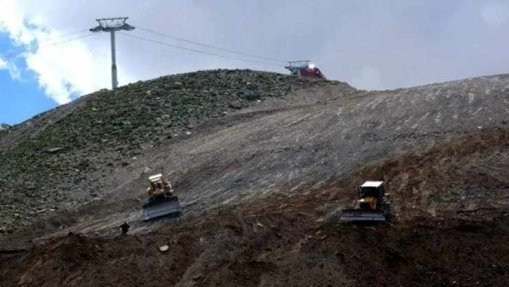 Erciyes'e Olimpik Pistler Yapılıyor