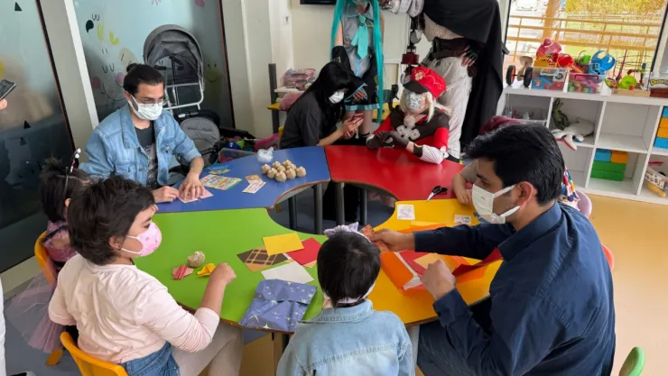 ERÜ öğrencilerinden KANKA Hastanesi'ne moral etkinliği